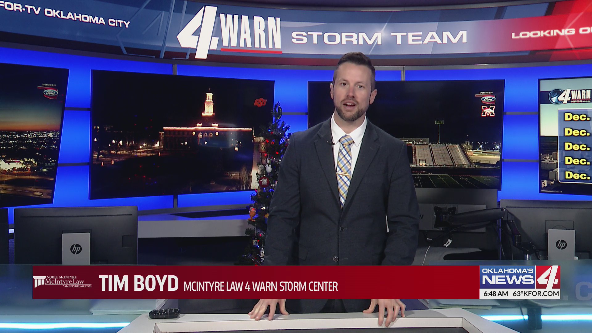 Cold Front Brings Strong Winds, Temperature Drop Across Oklahoma – KFOR ...