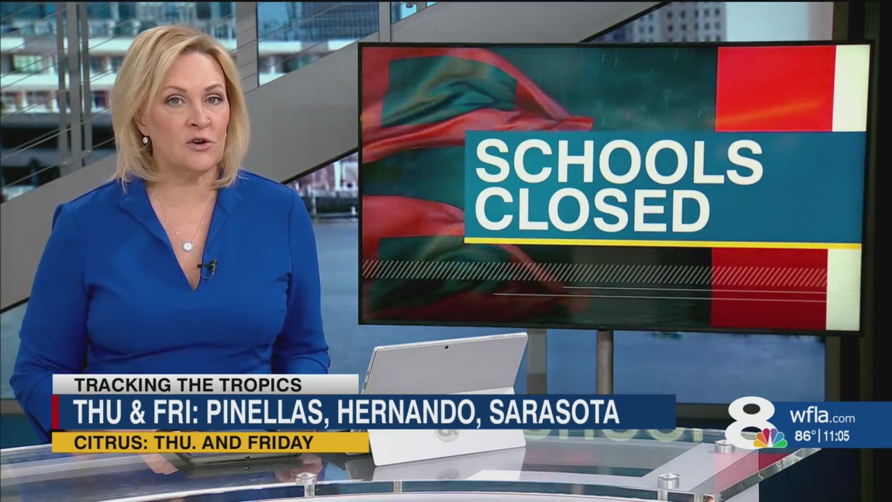 Tampa Bay Schools announce closures ahead of Tropical Storm Helene WFLA