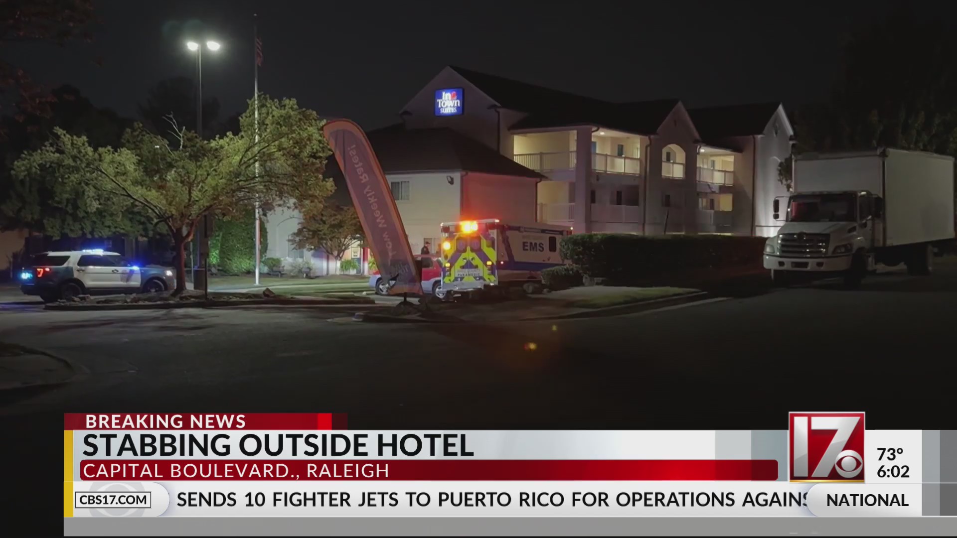 Man stabbed at Raleigh In-Town Suites, police say – CBS17.com