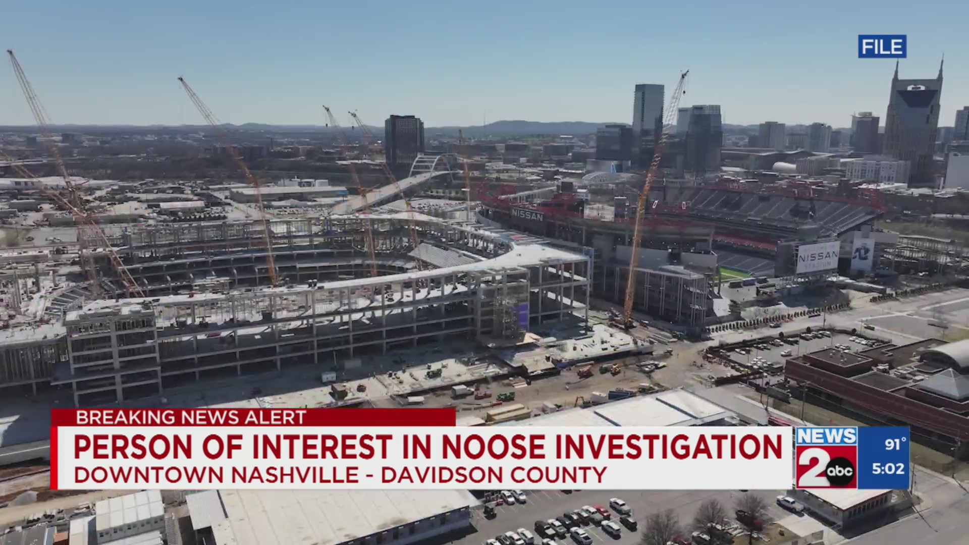 MNPD: ‘No charges anticipated’ after noose found at new Nissan Stadium ...
