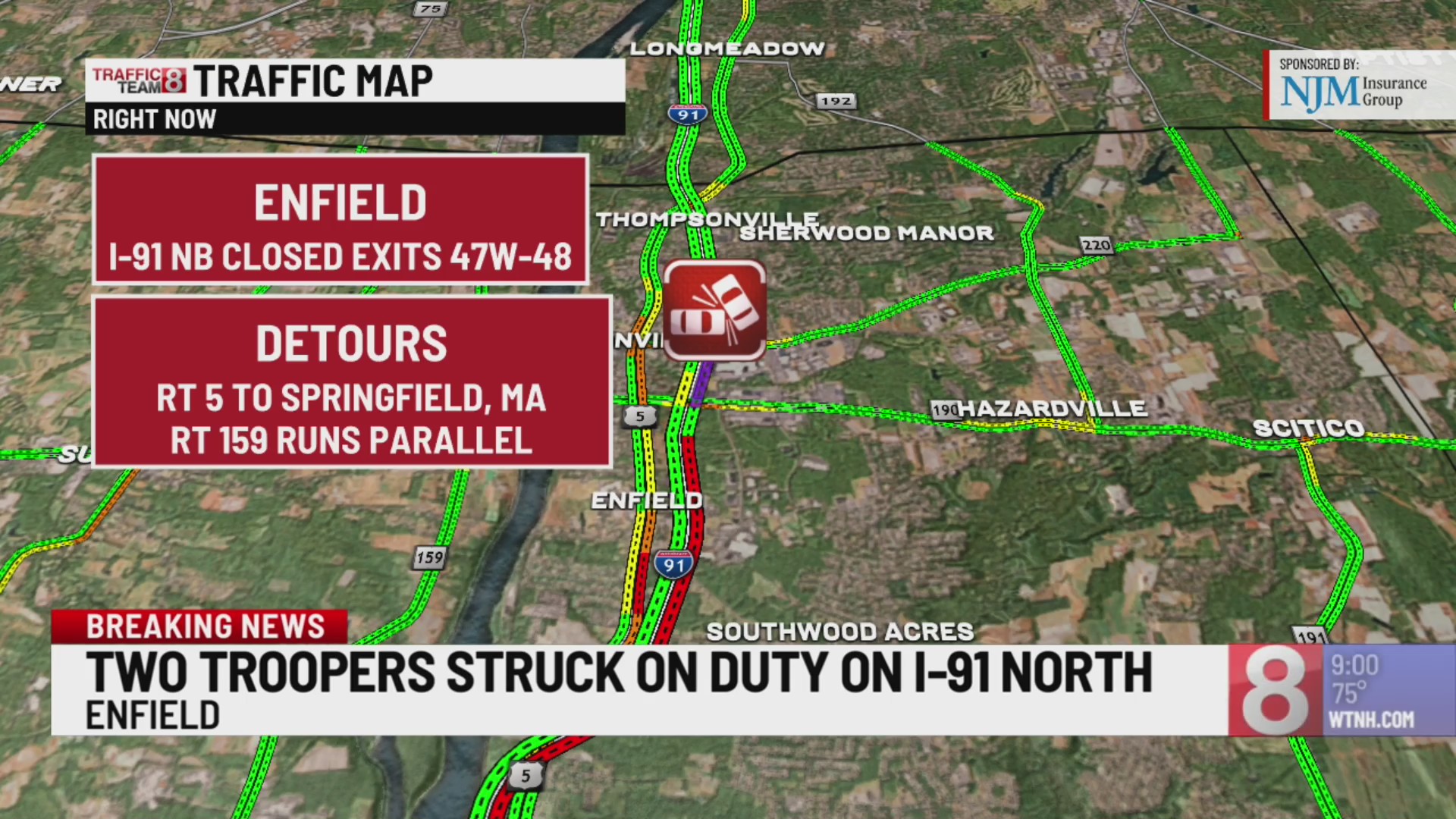 2 Connecticut State Police troopers injured while responding to crash ...