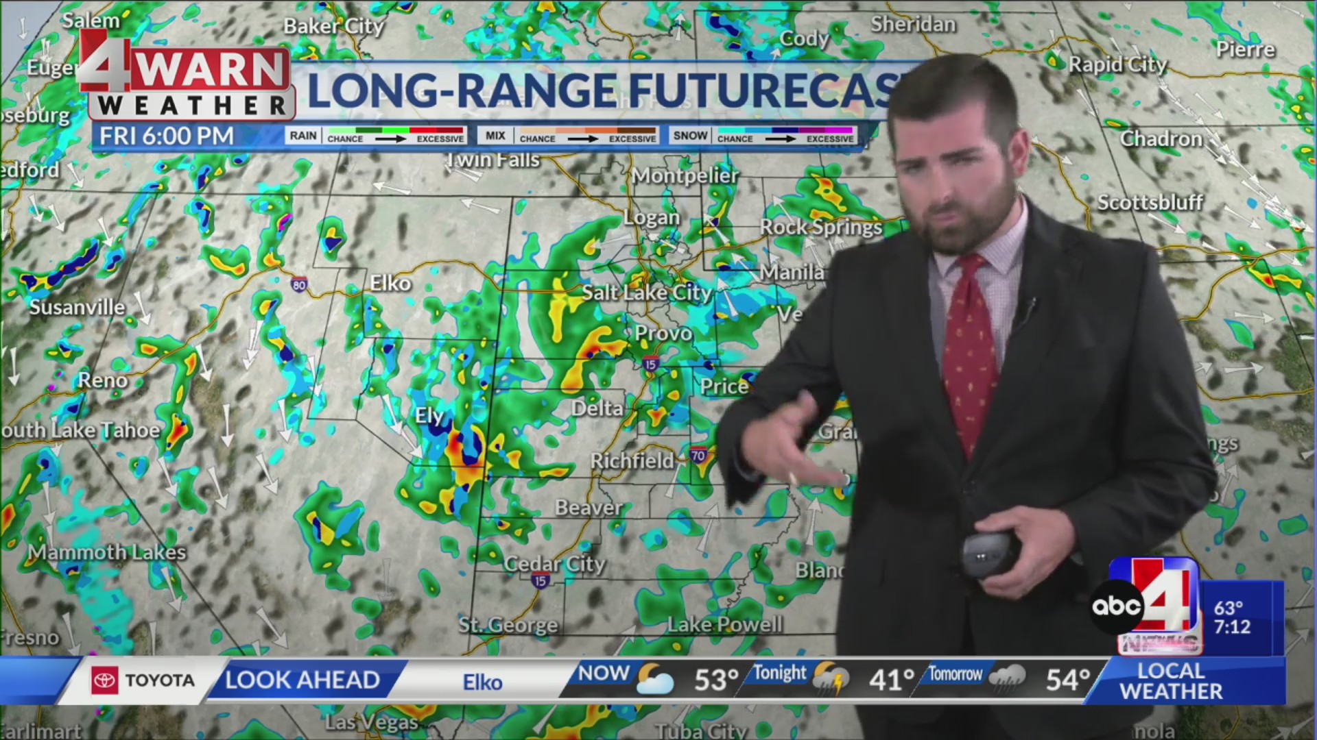Low pressure causing thunderstorms to develop – ABC4 Utah