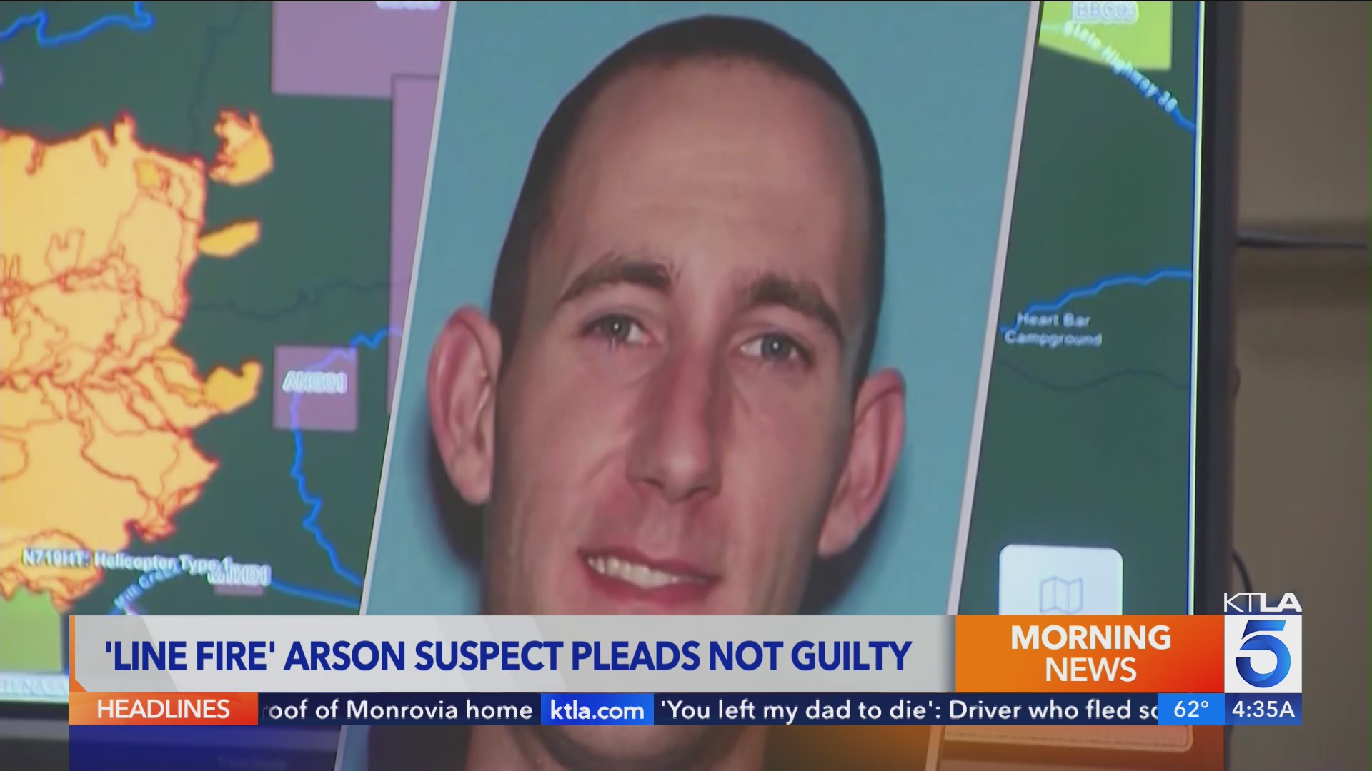 Line Fire arson suspect pleads not guilty – KTLA