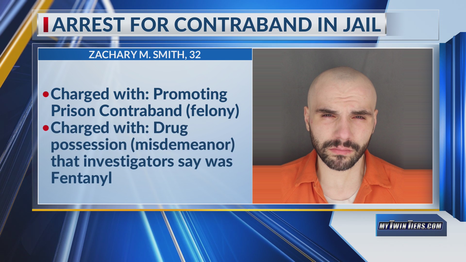 Chemung County inmate arrested after fentanyl found during search ...
