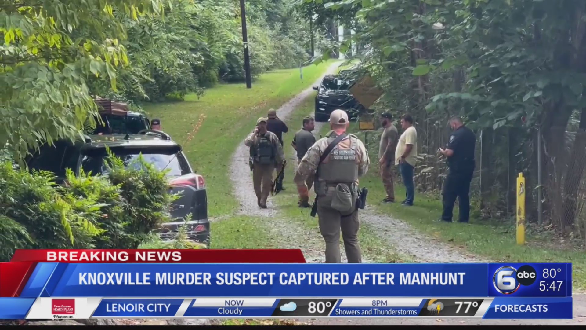 Knoxville murder suspect captured after manhunt in Oak Ridge – WATE 6 ...