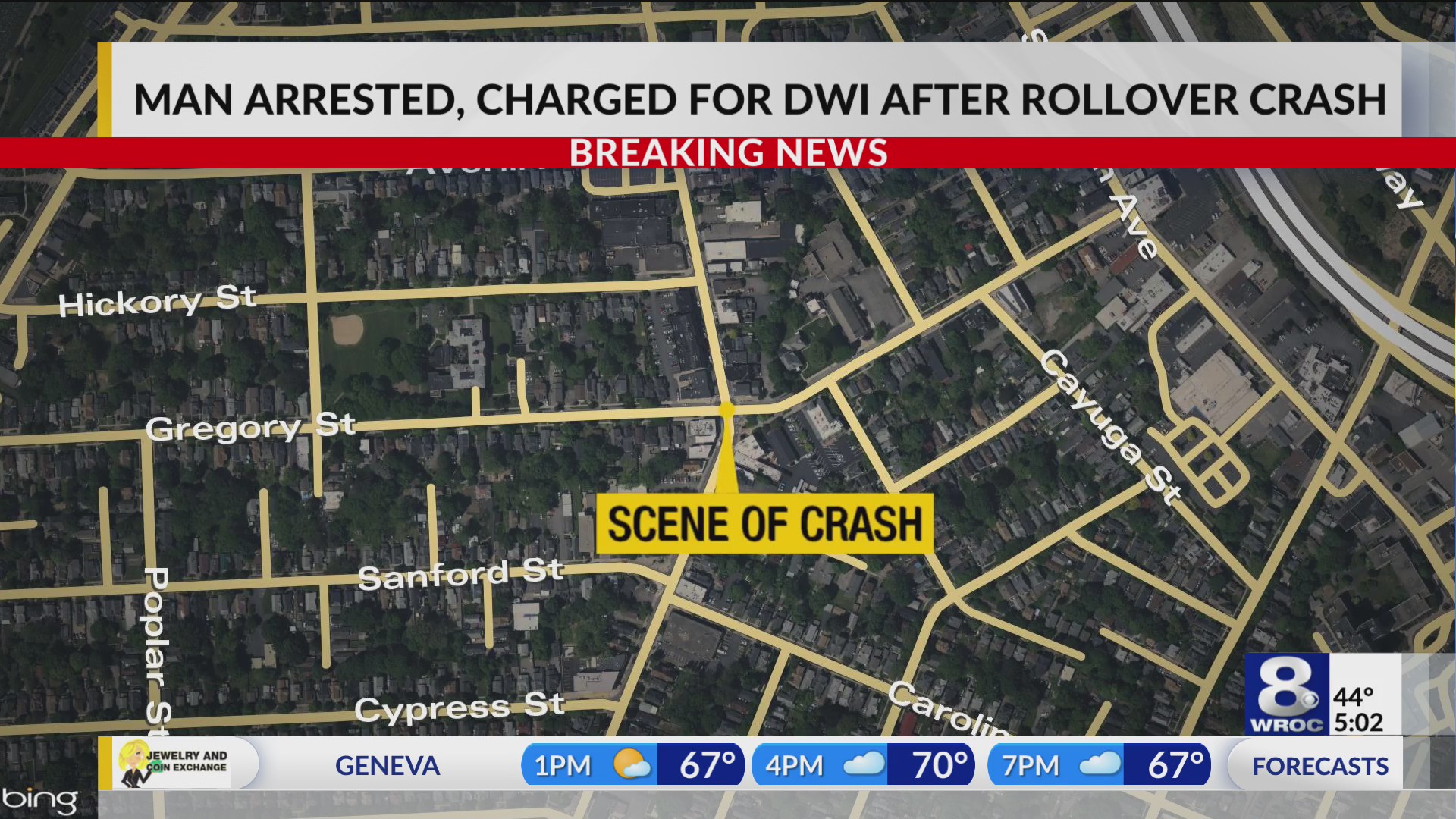 Driver charged with DWI after rollover crash on Gregory St ...