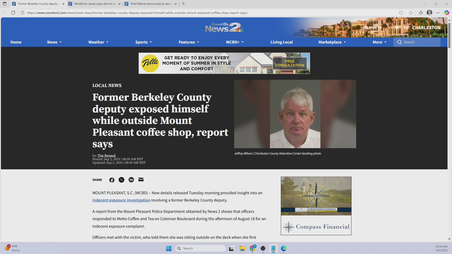 Former Berkeley County deputy accused of exposing himself at coffee ...