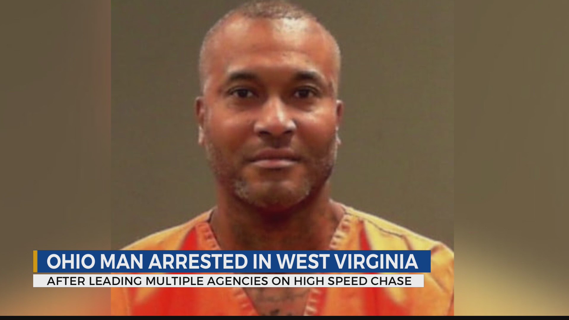 Man wanted on felony charges in Ohio captured after chase into West ...