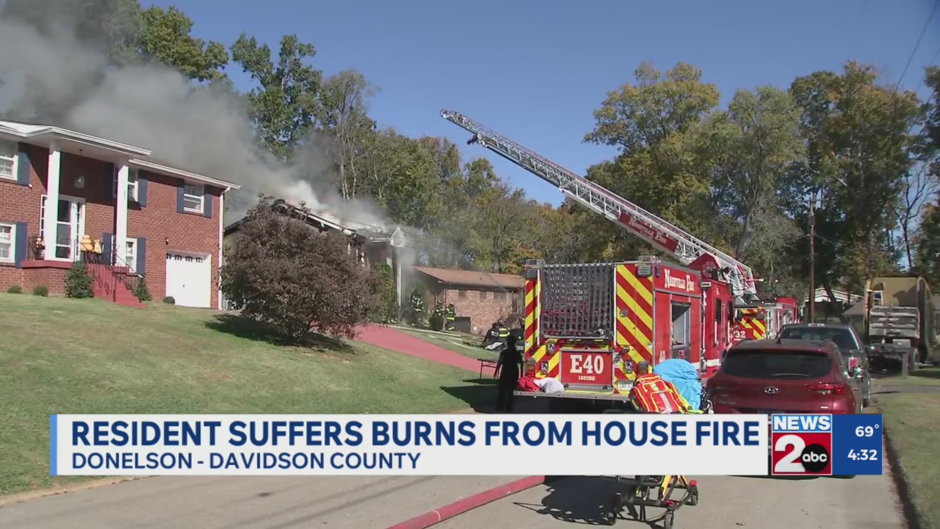 1 injured after kitchen fire breaks out at Donelson home – WKRN News 2