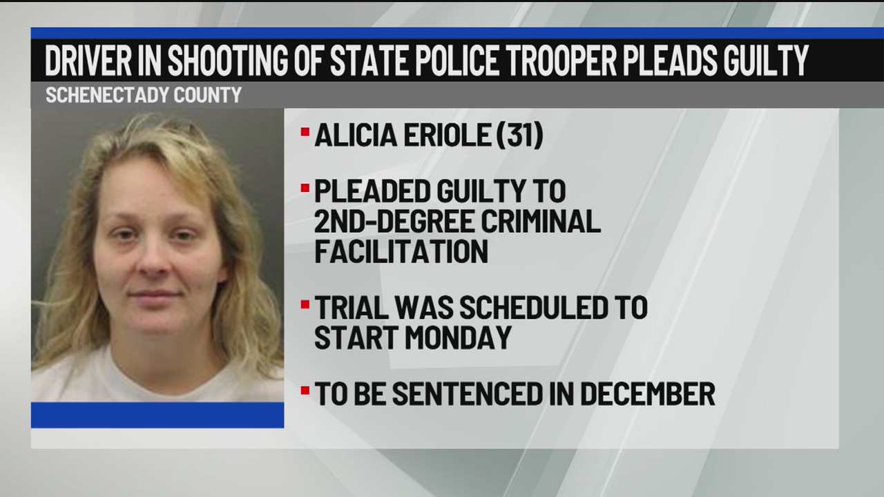 Schenectady woman pleads guilty to role in 2023 trooper shooting ...
