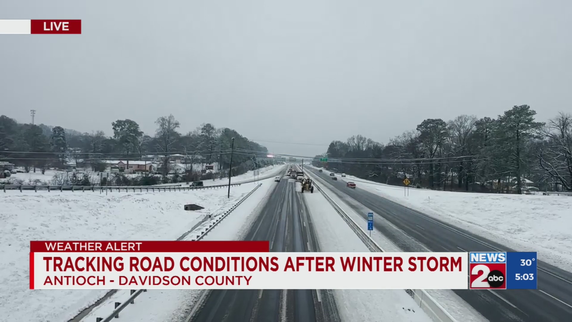 Tracking road conditions in Antioch after winter storm – WKRN News 2