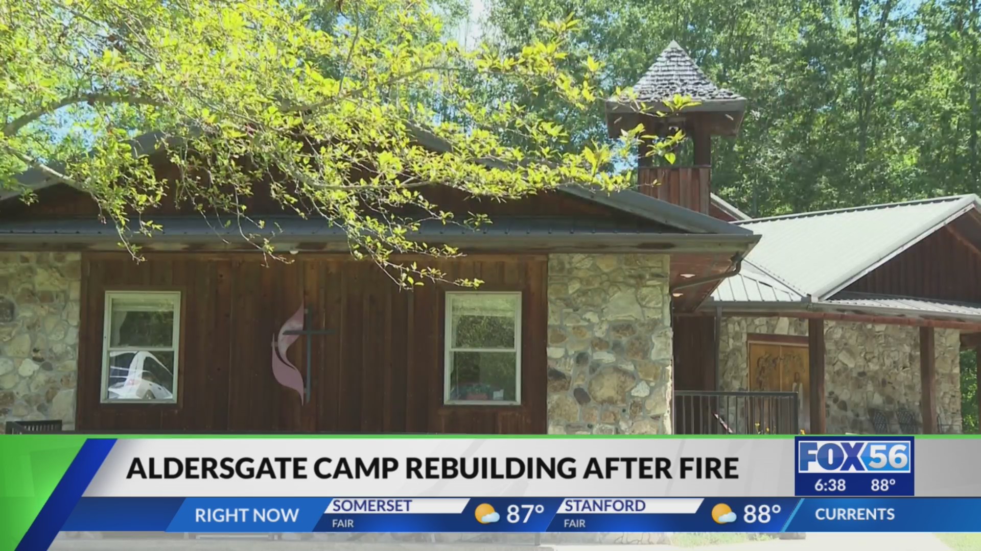 Aldersgate Camp rebuilding after lodge destroyed in fire - FOX 56 News