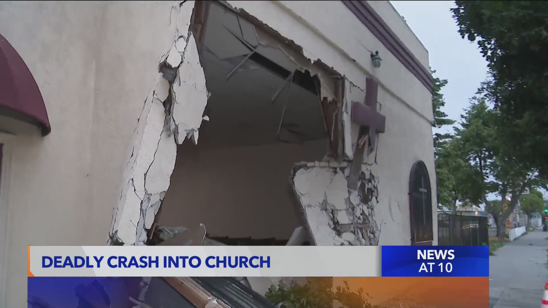 Church heavily damage after deadly crash in Los Angeles – KTLA