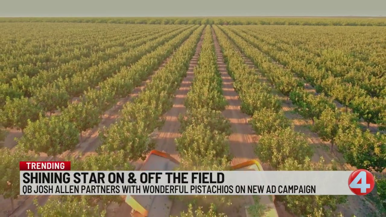 Josh Allen Pistachios Commercial High Five Scene