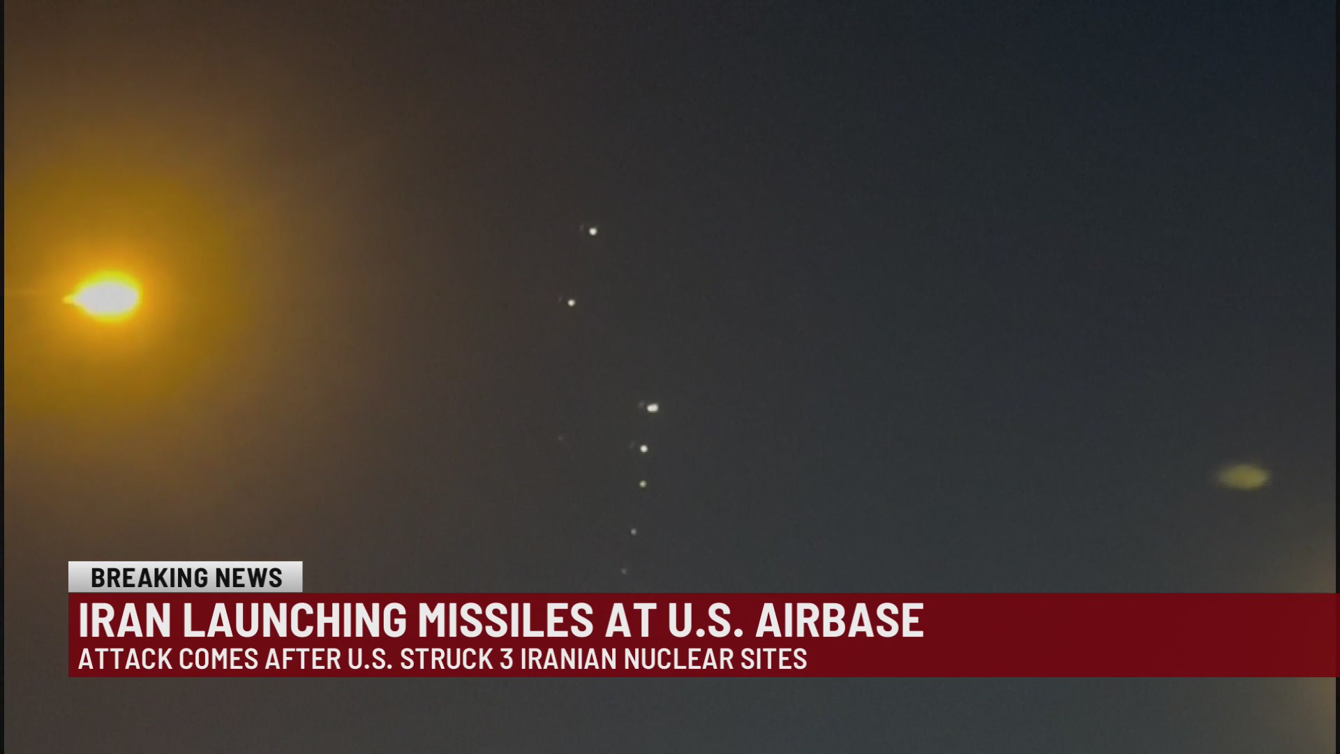 IRAN BOMBING US MILITARY BASE IN QATAR visual data 5