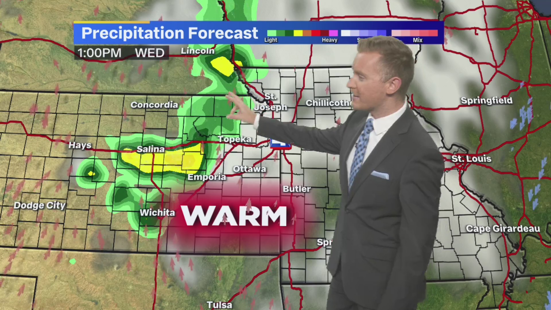 Monday night forecast FOX 4 Kansas City WDAFTV News, Weather, Sports