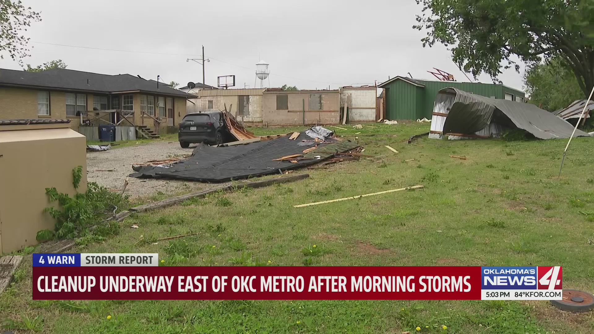 Cleanup underway east of okc metro after morning storms – KFOR.com ...