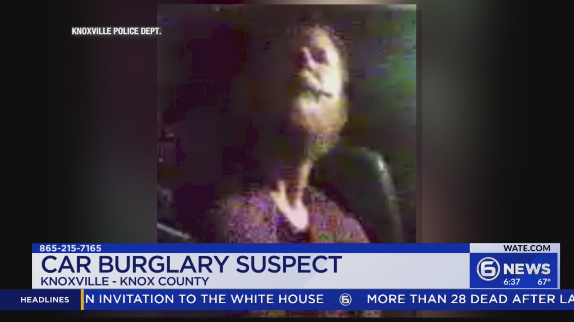 Knoxville Police seek public’s help identifying man after vehicle ...