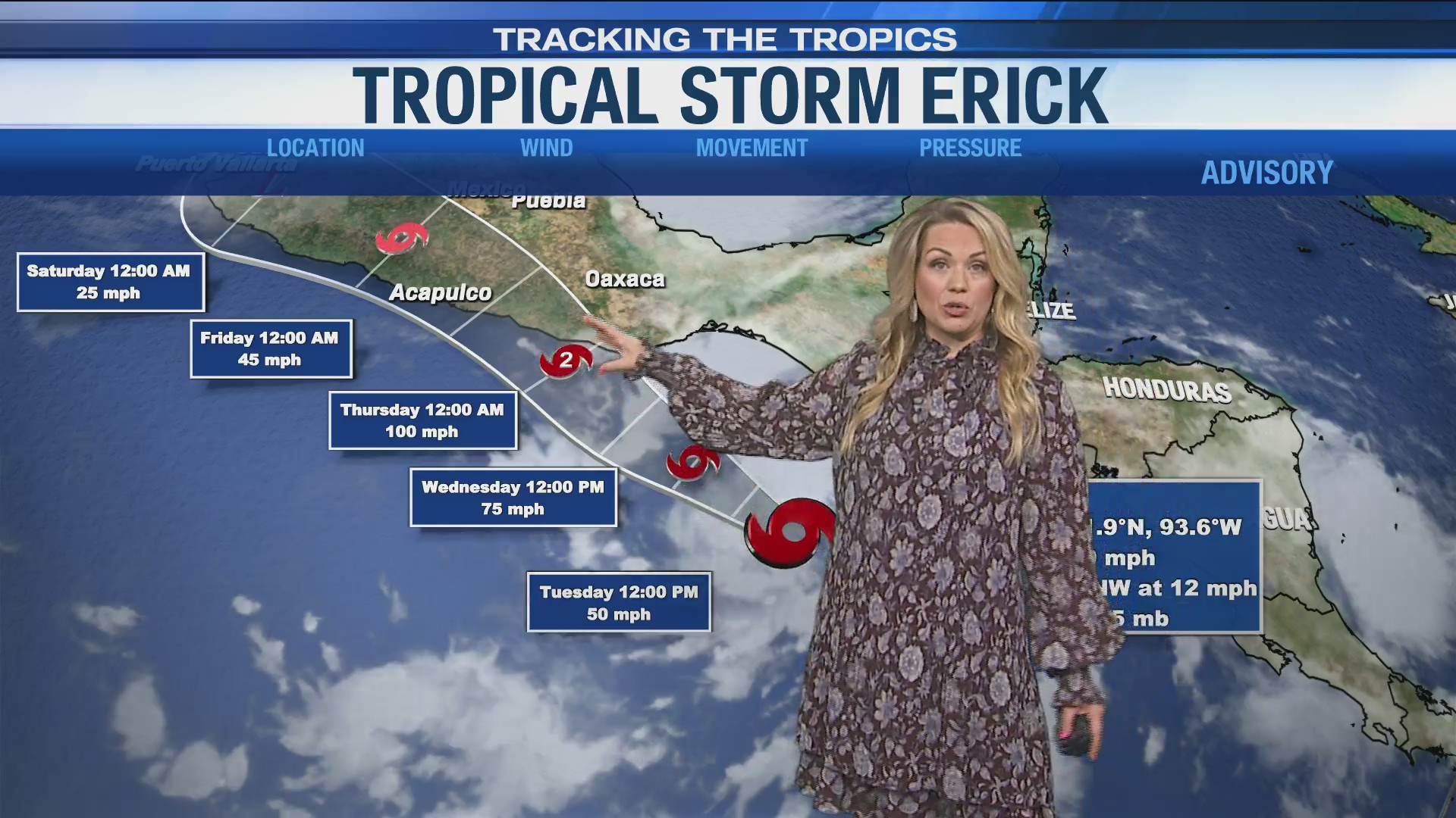 New tropical storm develops in the Pacific – CW39 Houston