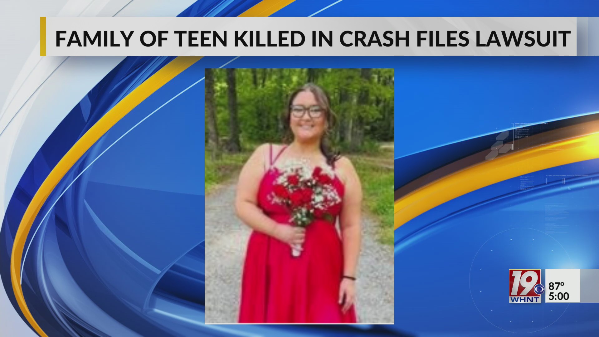 Family of Teen Killed in Crash Files Lawsuit | June 4, 2025 | News 19 ...