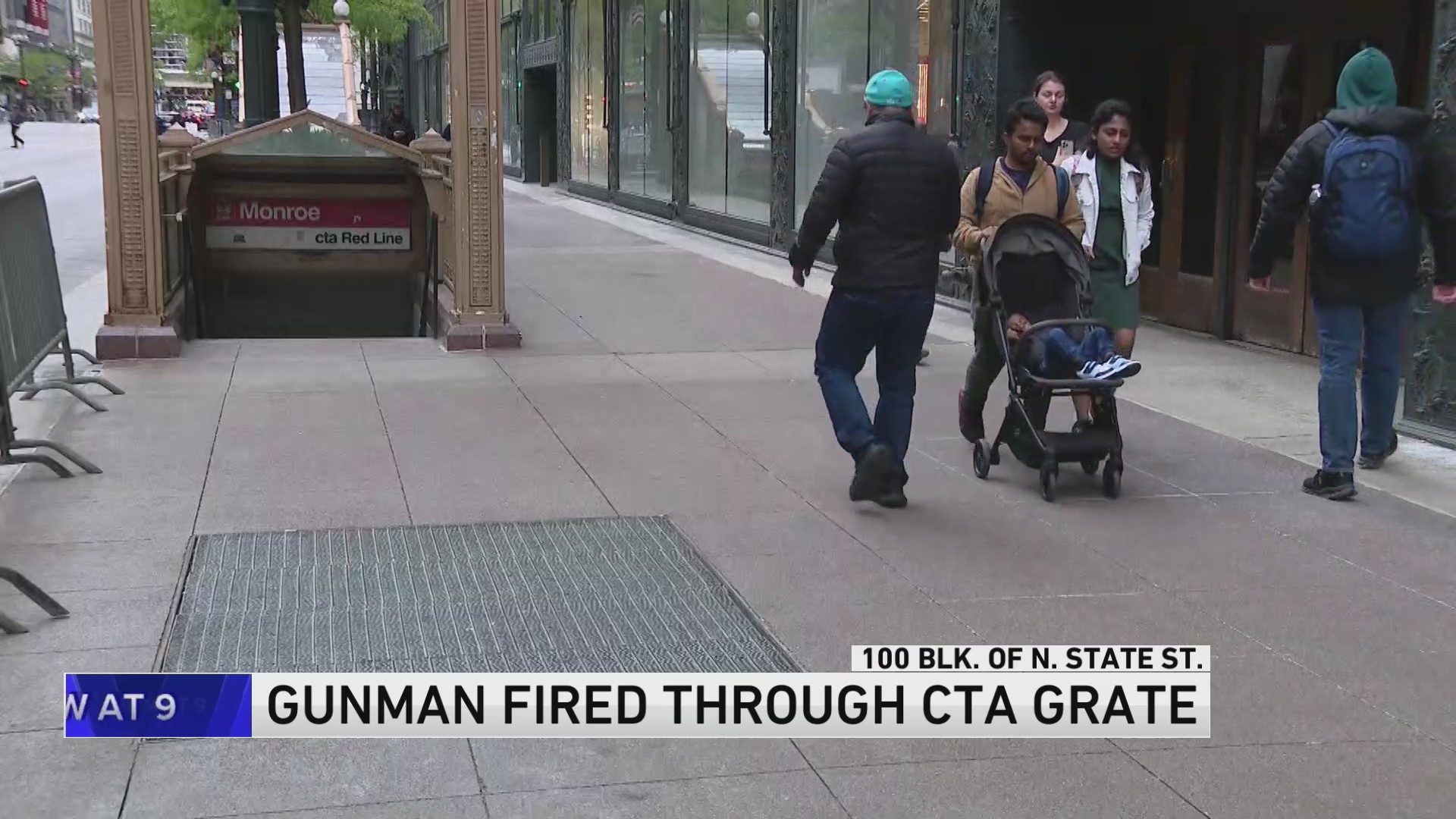 Man arrested for firing shots through sidewalk grate at CTA Red Line ...