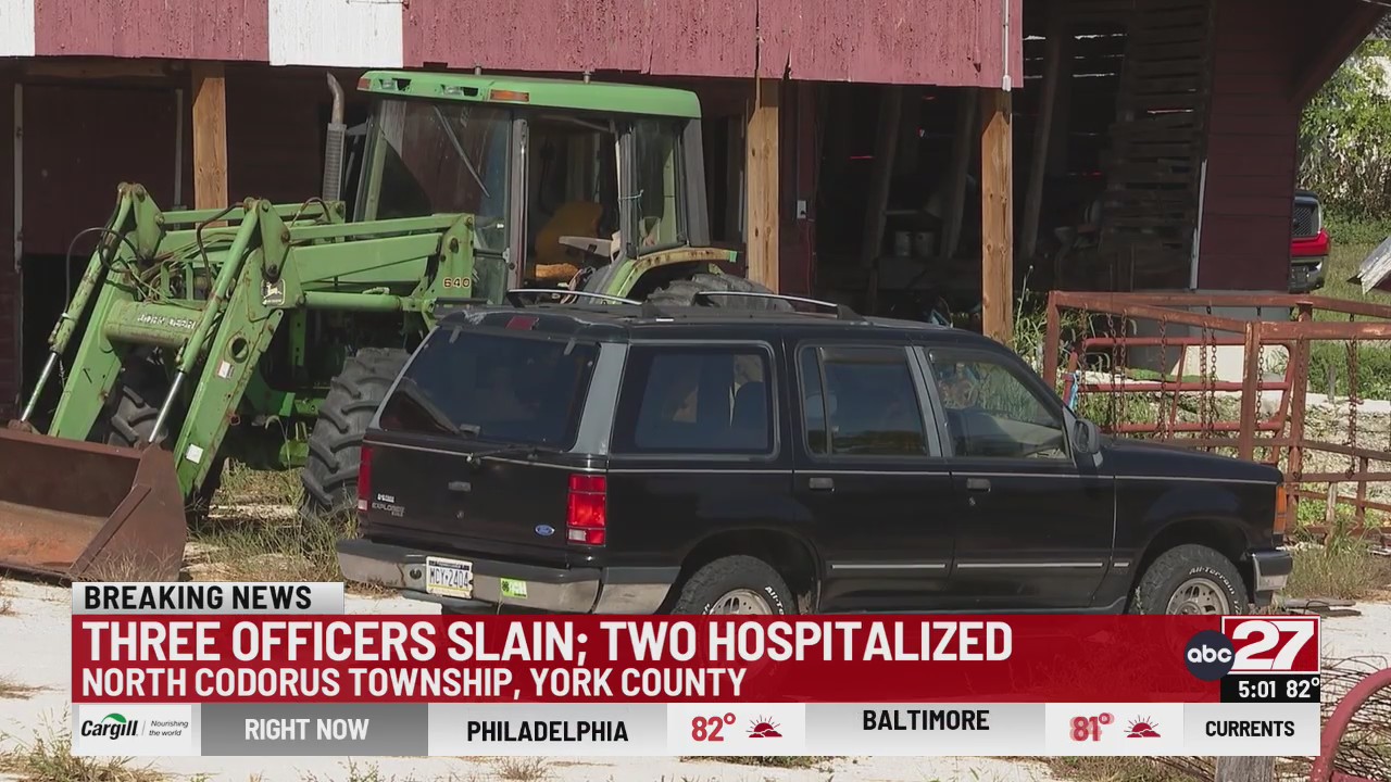 Community mourns as new details emerge in killing of three officers ABC27