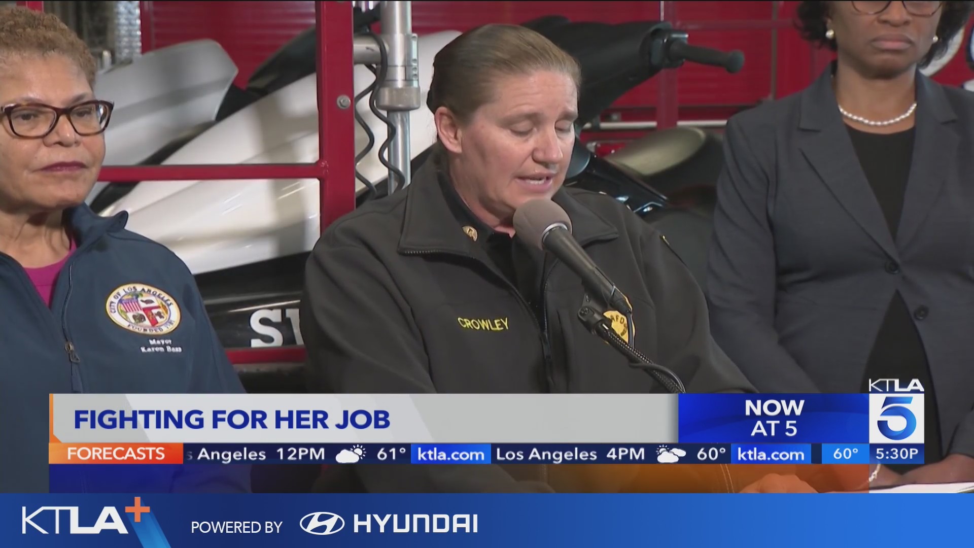 Former LAFD chief Kristin Crowley appeals mayor’s decision to fire her ...
