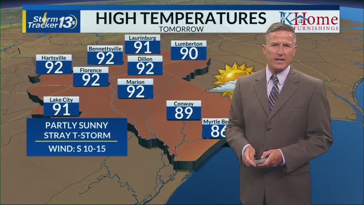 Another hot day Thursday – WBTW