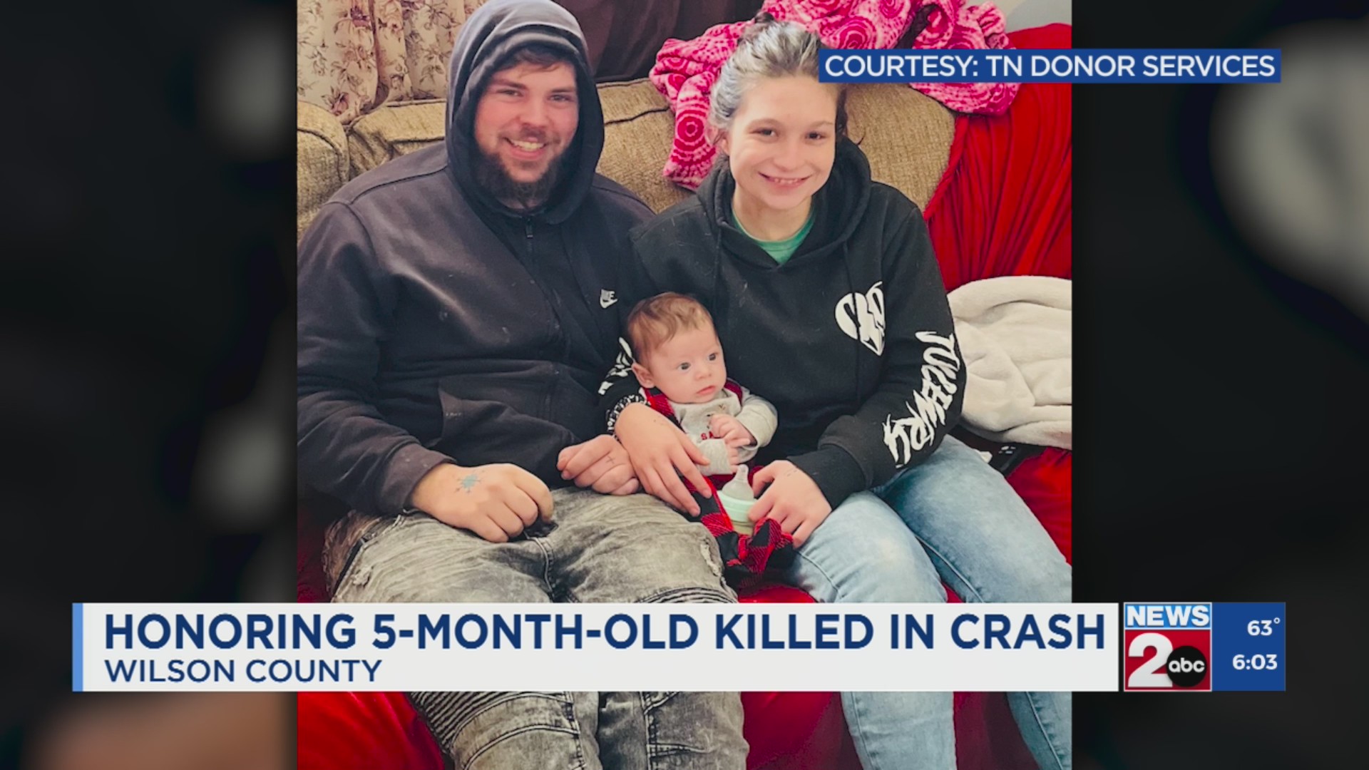 Honoring 5-month-old killed in Wilson County crash – WKRN News 2