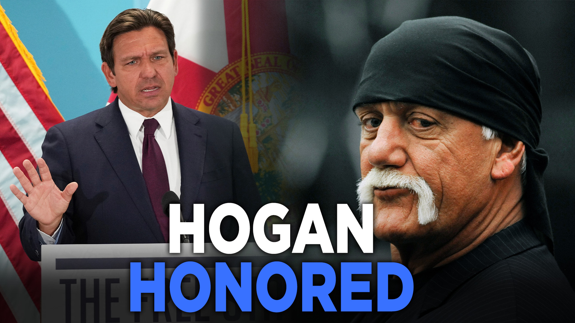 DeSantis Tribute to Hogan Disrupted by Protest