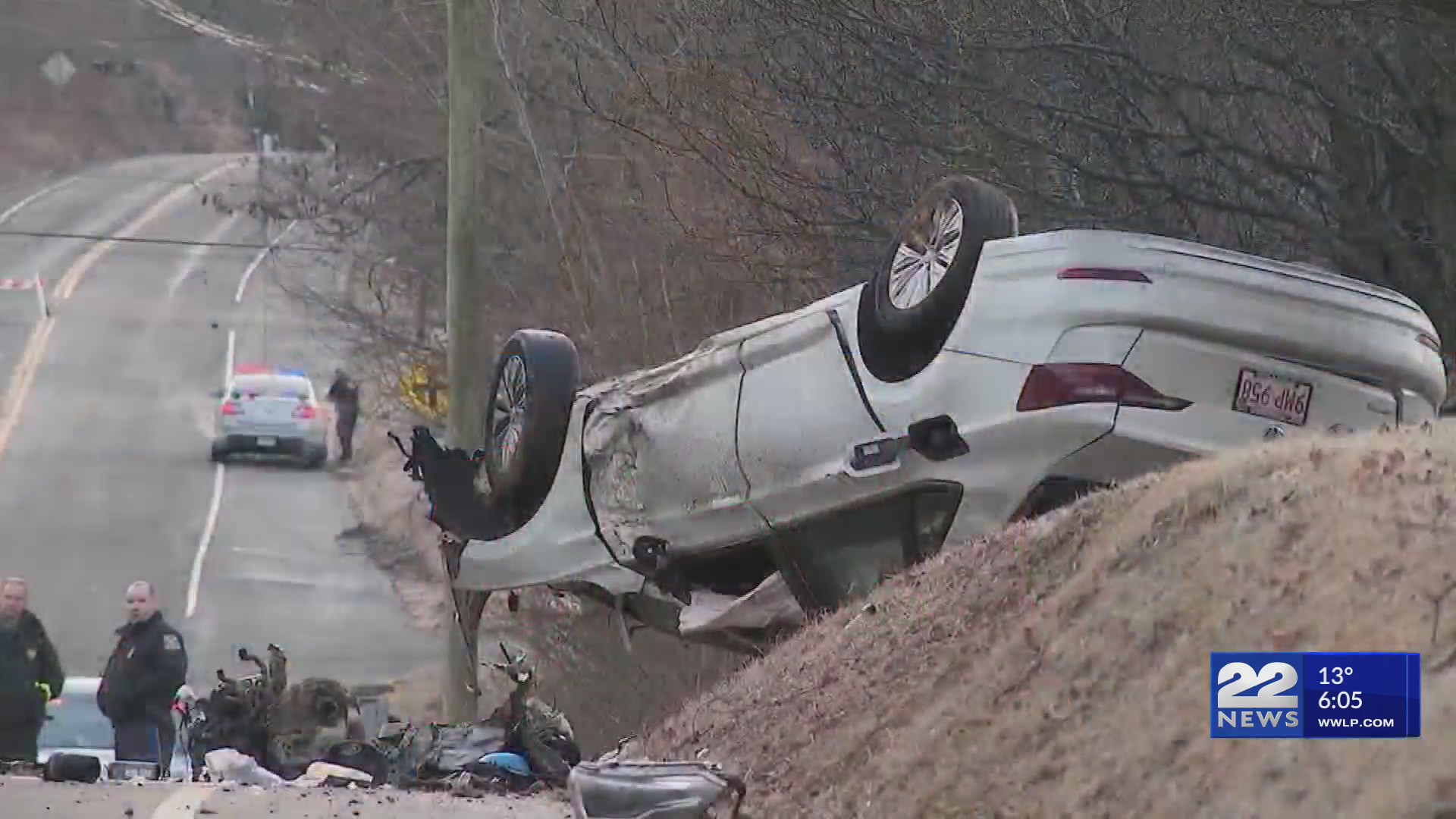 Man dies after rollover crash on Route 190 in Somers – WWLP