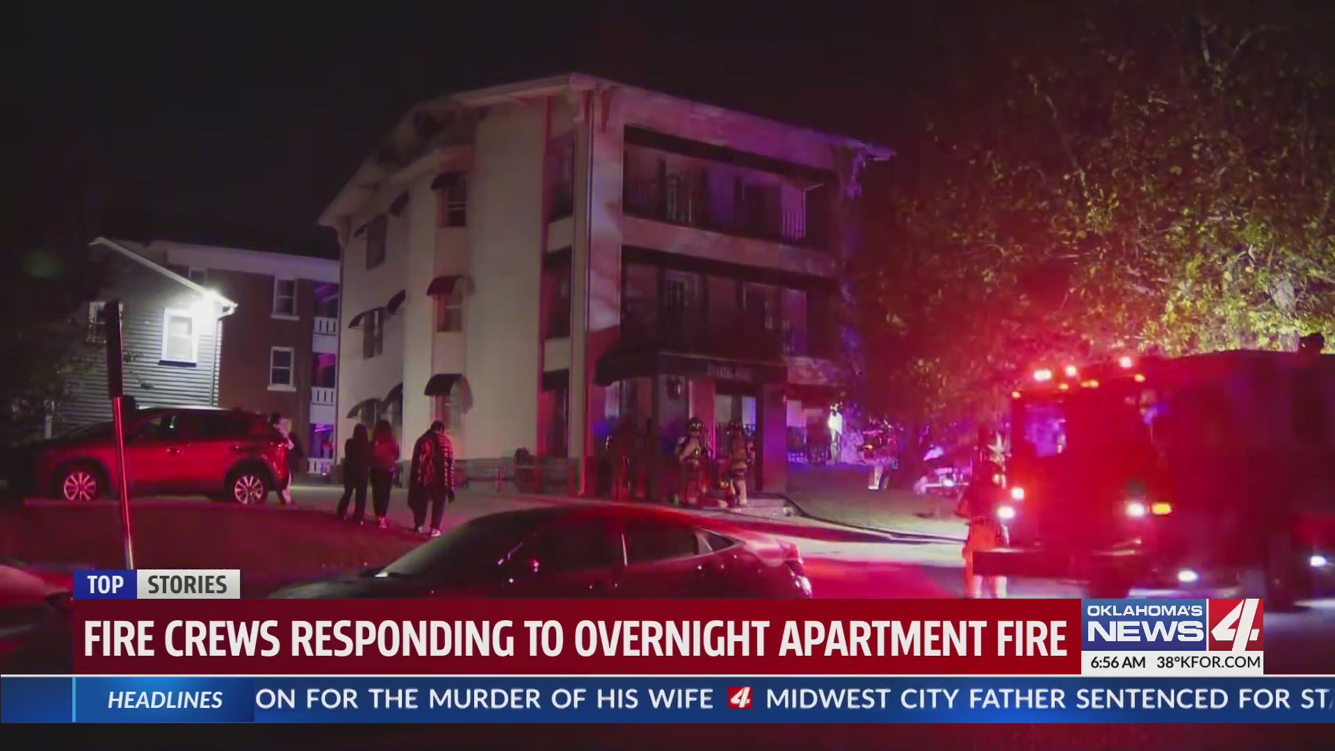 Fire crews knock down apartment fire in NW Oklahoma City – KFOR.com ...