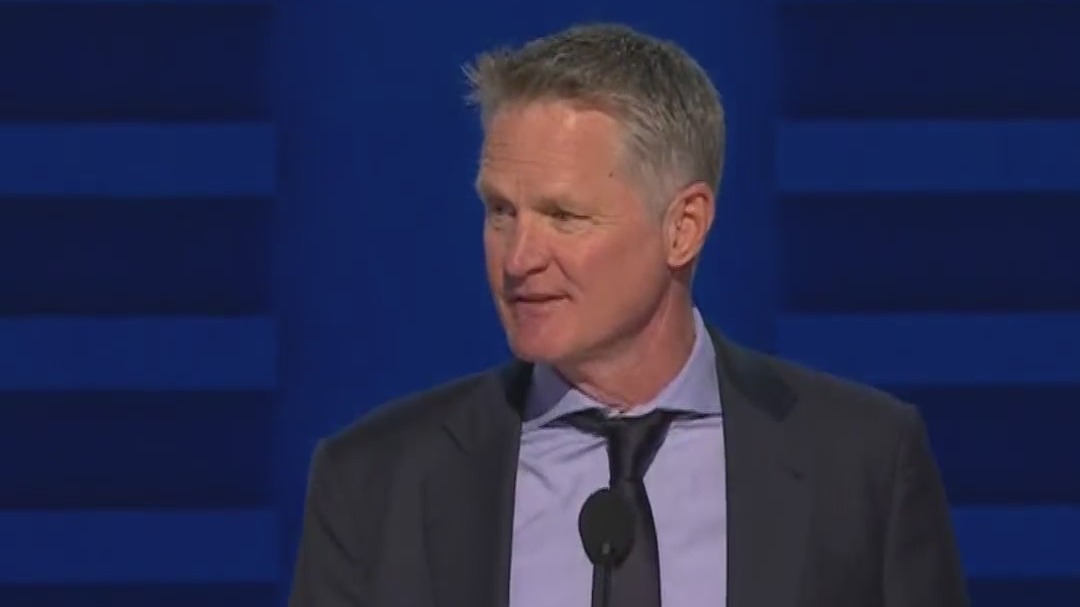 Steve Kerr to DNC crowd: Harris, Walz show ‘real leadership’ | Cuomo