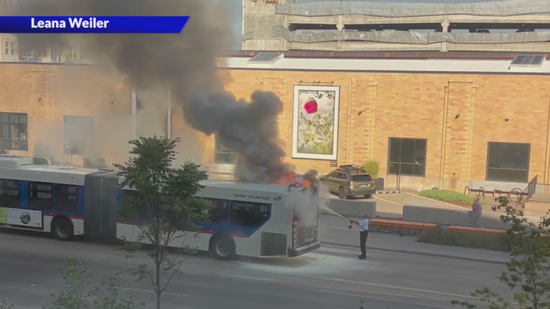 RTD bus catches fire in RiNo neighborhood Tuesday morning – FOX31 Denver
