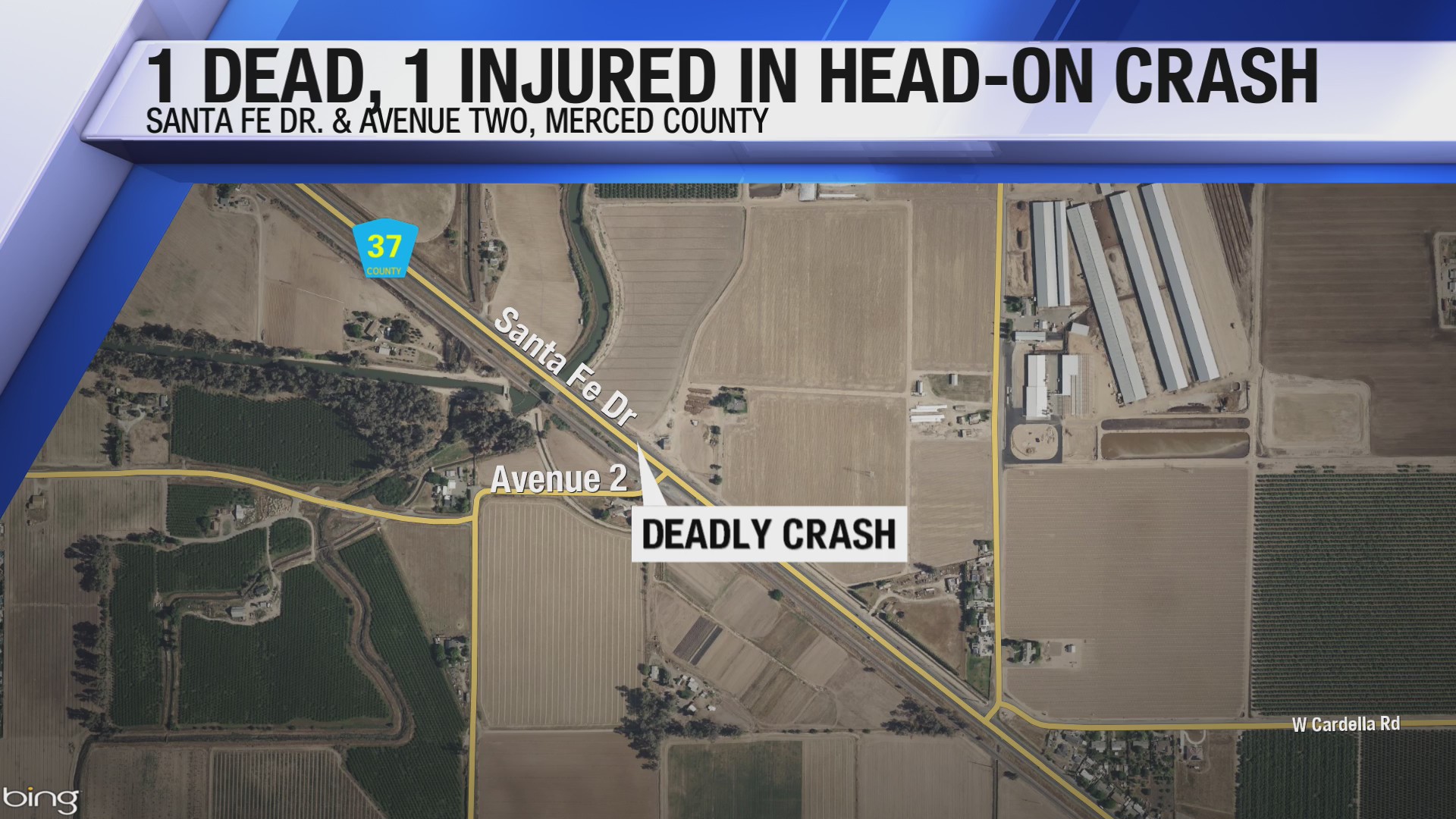 20-year-old man killed in head-on crash in Merced County – CBS47 and ...