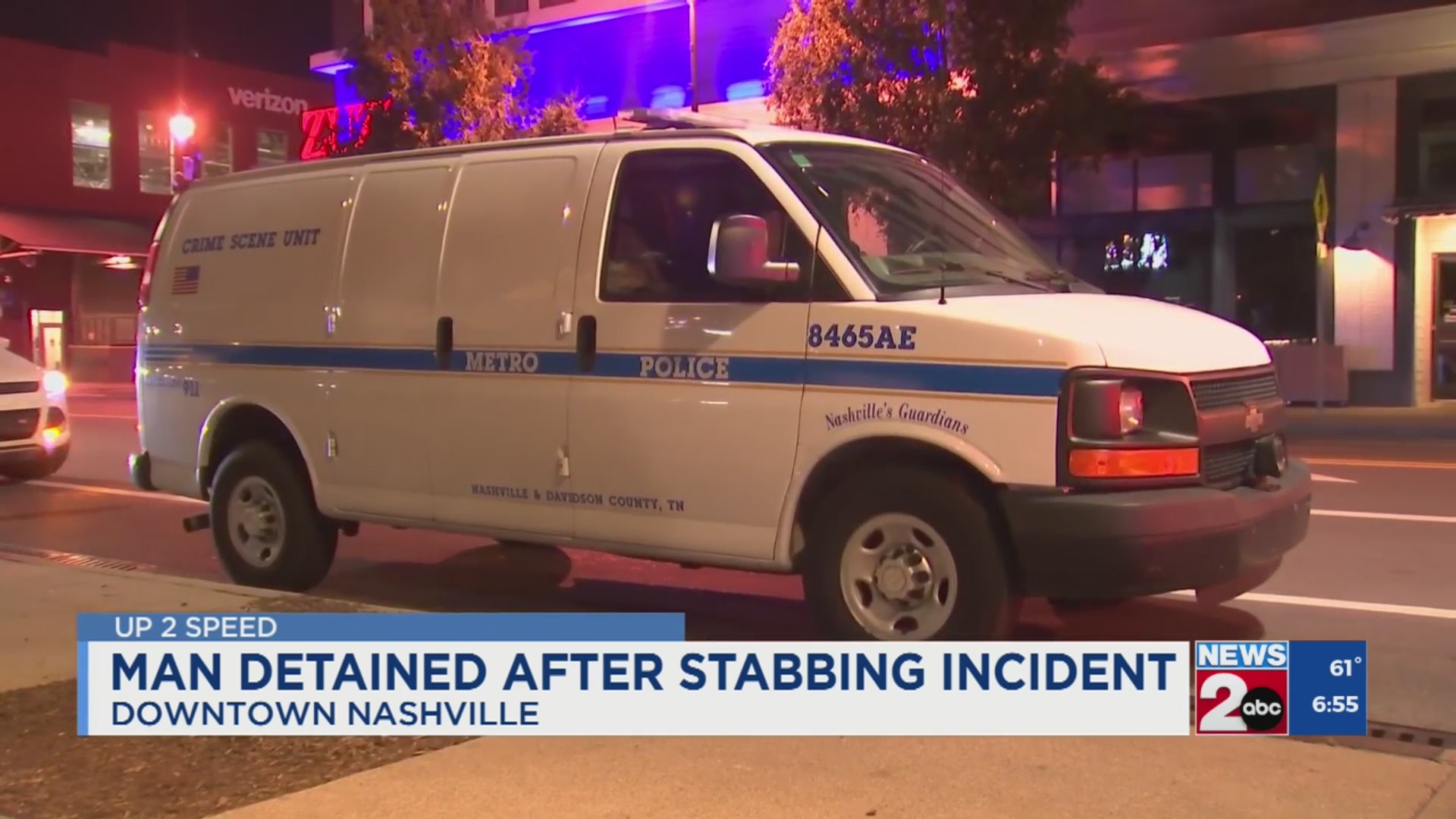 1 detained after stabbing in downtown Nashville – WKRN News 2