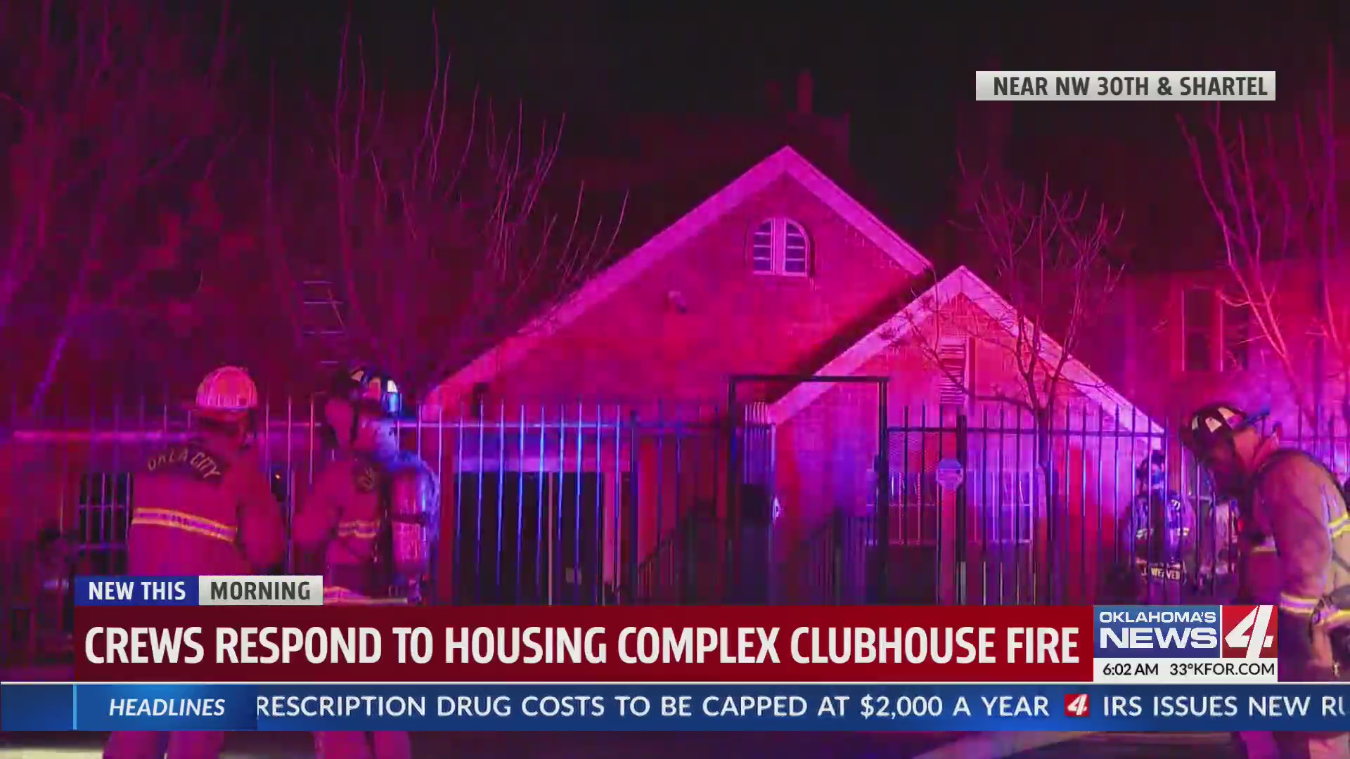 Firefighters respond to fire at NW Oklahoma City housing complex – KFOR ...