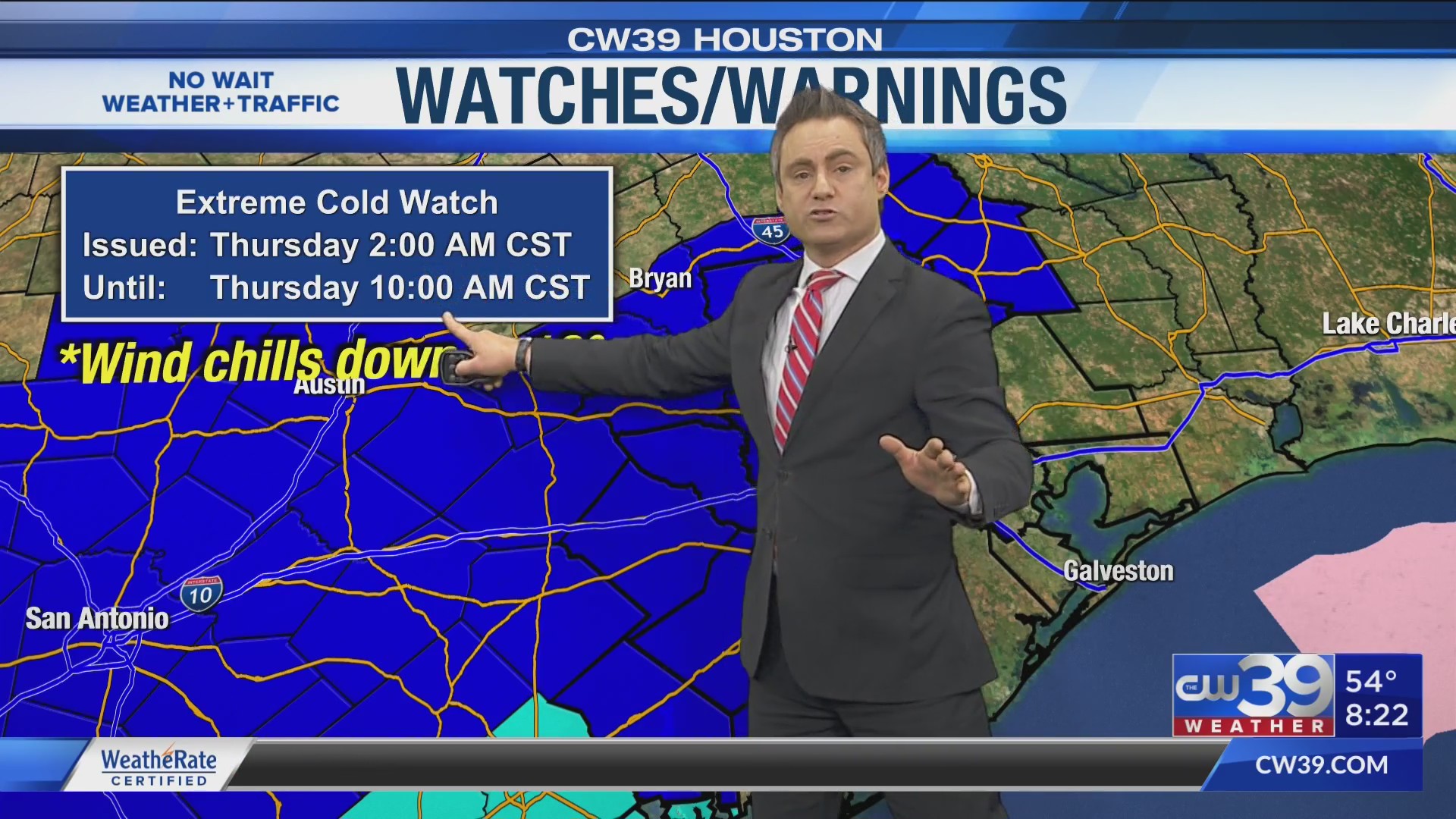 Extreme Cold Watch Thursday in southeast Texas | CW39 HOUSTON – CW39 ...