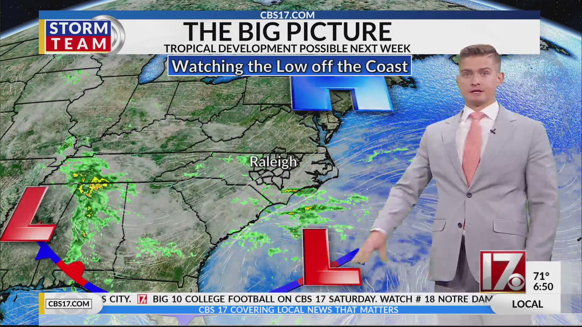 Rain eases up tonight, spotty rain possible this weekend in Central NC ...