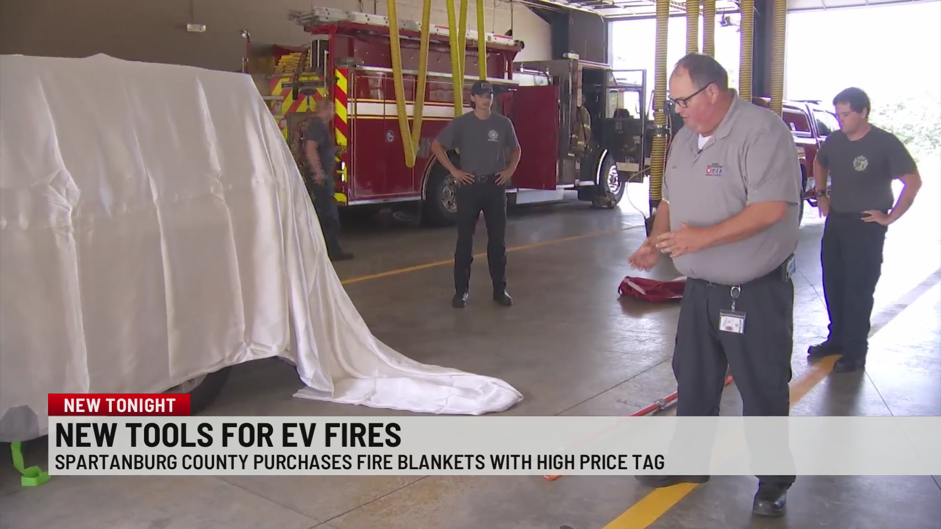 Spartanburg Co. buys gear to help in the event of an EV fire – WSPA 7NEWS