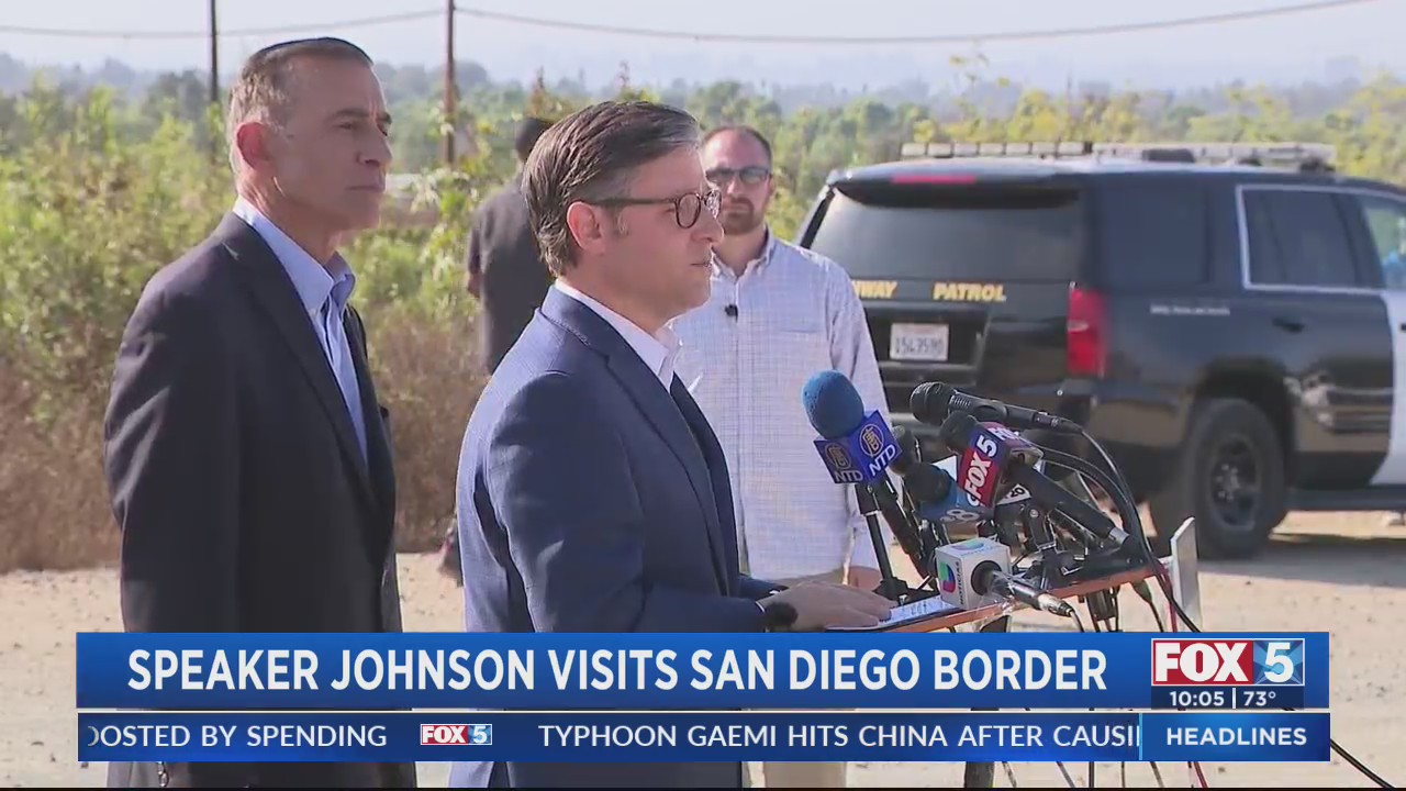 Speaker Johnson visits San Diego border – FOX 5 San Diego & KUSI News