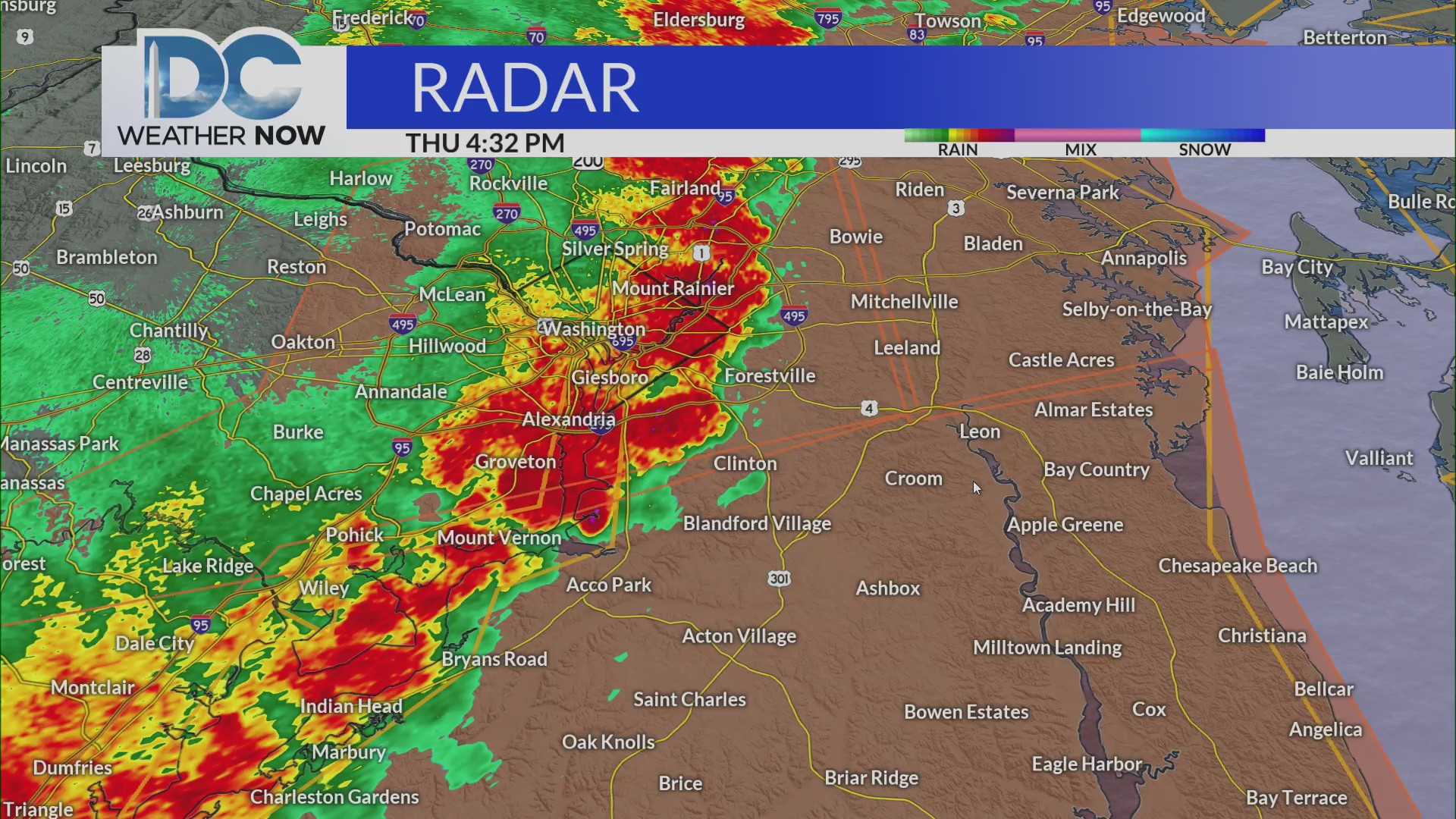 Severe Storms Make Their Way Across the DMV – DC News Now | DC ...