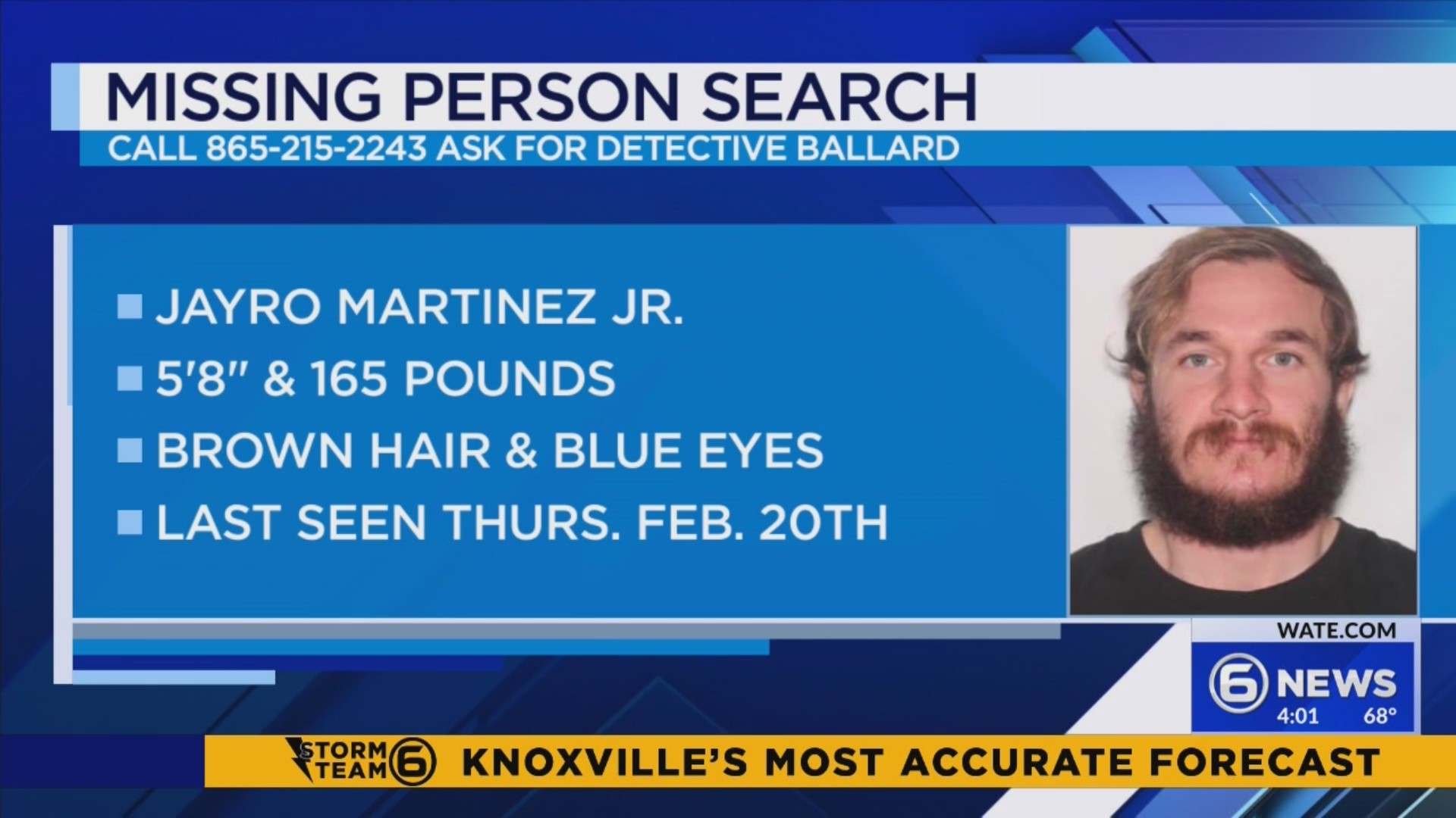 Deputies searching for man missing from East Knox County – WATE 6 On ...