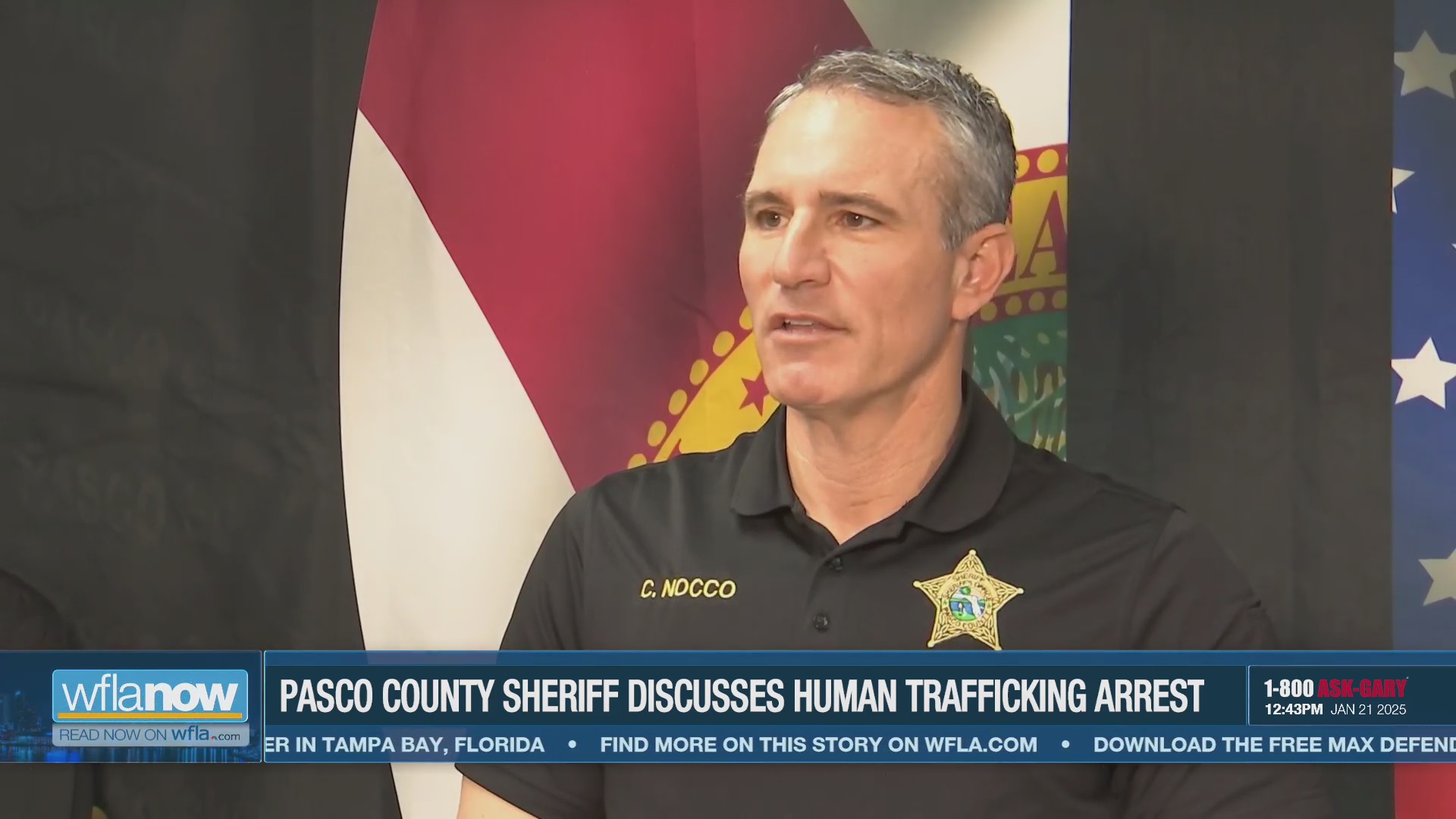 Pasco County sheriff discusses human trafficking arrest – WFLA