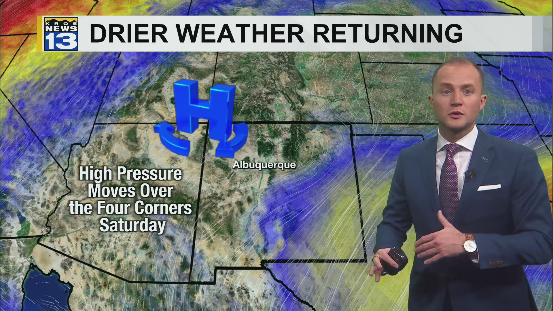 Drier weather slowly returning to New Mexico – KRQE NEWS 13 – Breaking ...