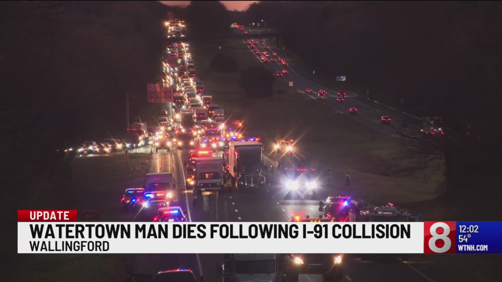 56-year-old dies after crash on I-91 in Wallingford – WTNH.com