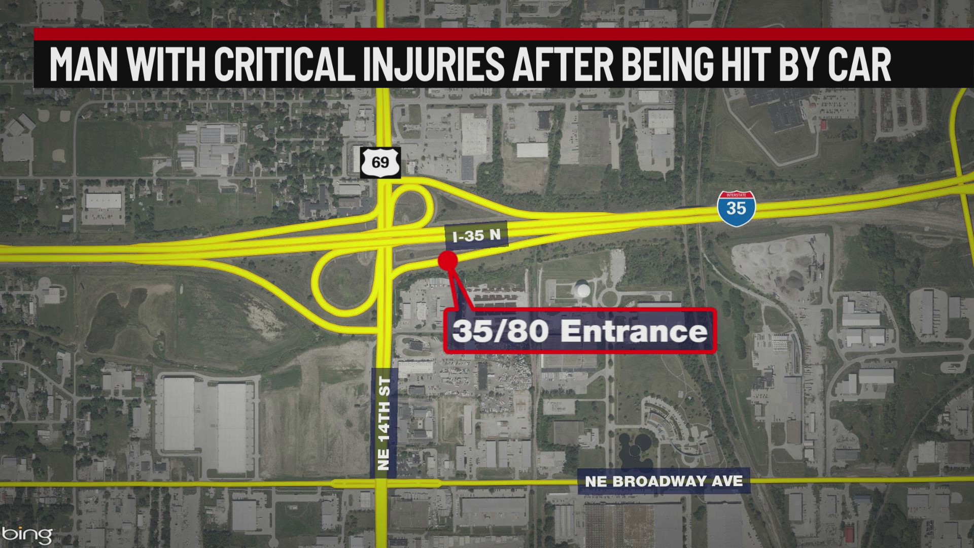 Man critically injured after being hit by vehicle in northeast Des ...