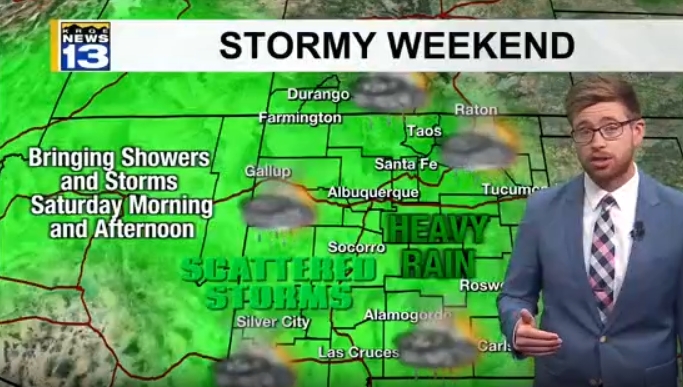 Wet weekend ahead with shower, storms across New Mexico – KRQE NEWS 13 ...