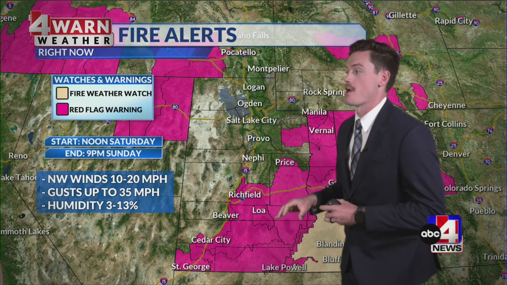 Extreme heat targets southern Utah for the weekend – ABC4 Utah