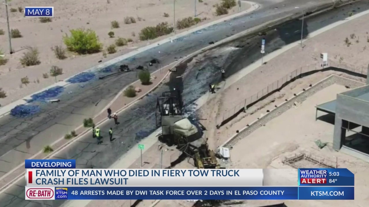 Family of man killed in fiery multi-vehicle crash sues – KTSM 9 News